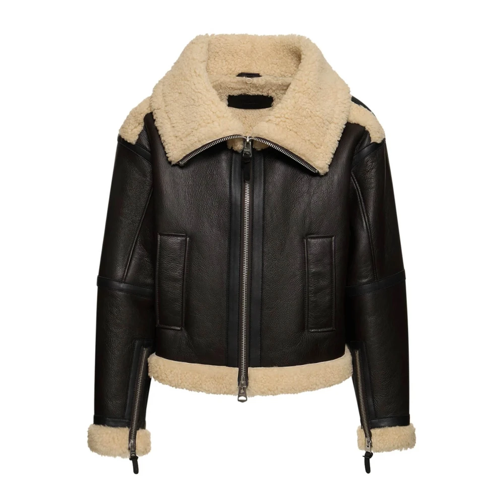 Mackage Shearling Jas Brown Heren