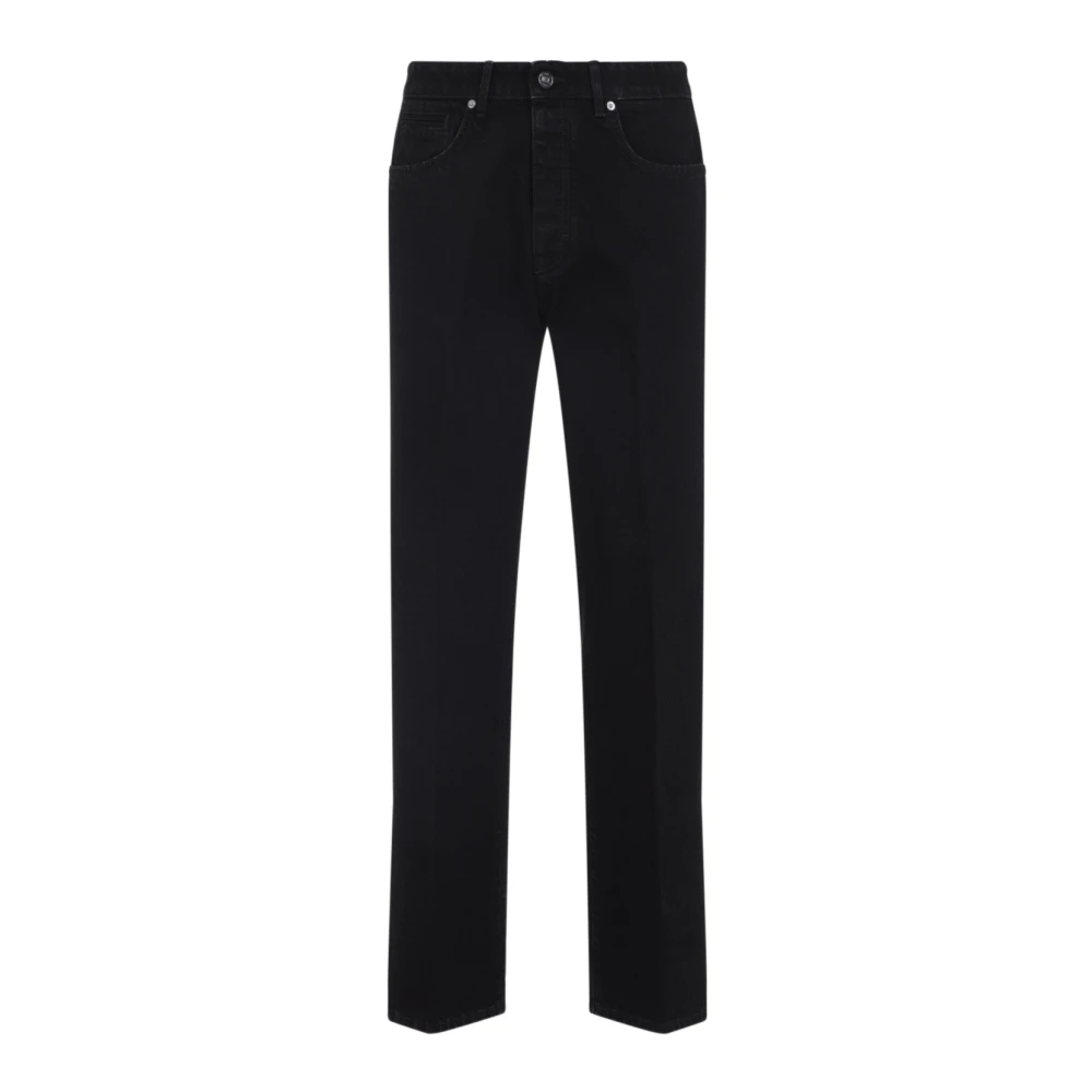 Givenchy Men's Black Straight Fit Jeans, W31, Trousers For