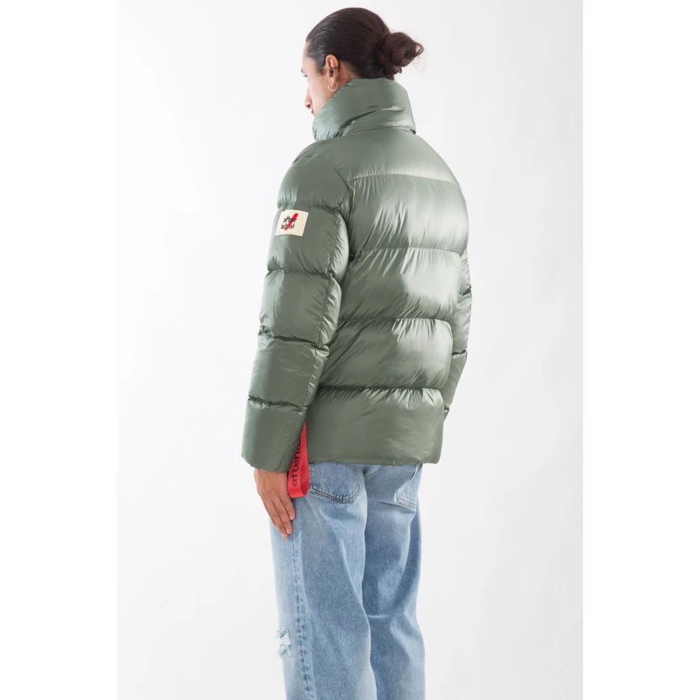 Afterlabel Glanzende Donsjas in Chamonix Stijl Green Heren
