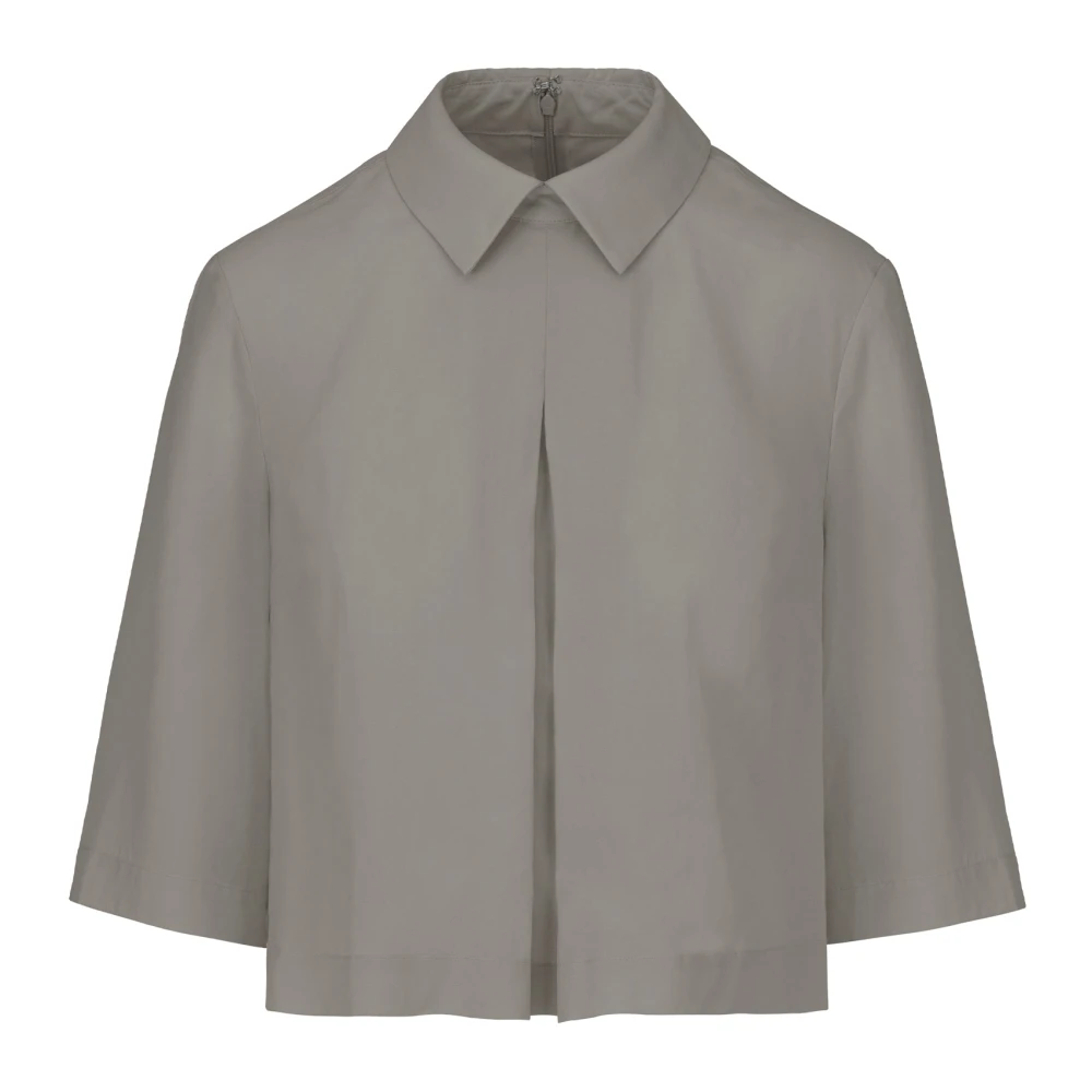 Bomboogie Women's Beige Regular Fit Blouse In Lyocell - Blouses - M - Blouses & Shirts