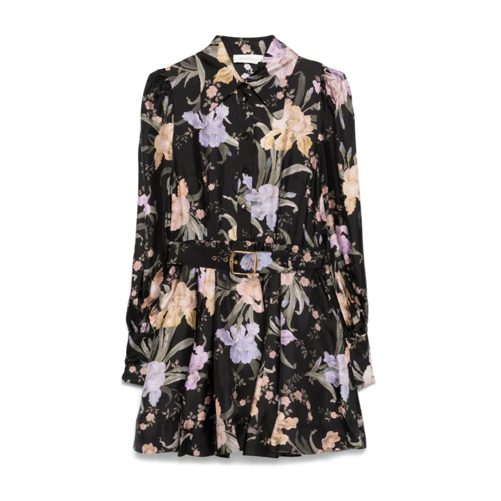 Zimmermann Eden Geriemde Mini Jurk Multicolor Dames