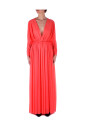 coral-red-back-ruched-dress
