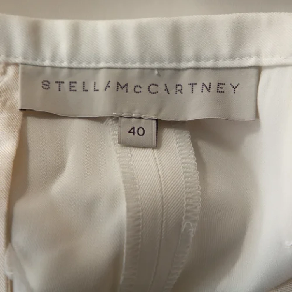 Stella McCartney Pre-owned Fabric bottoms Beige Dames