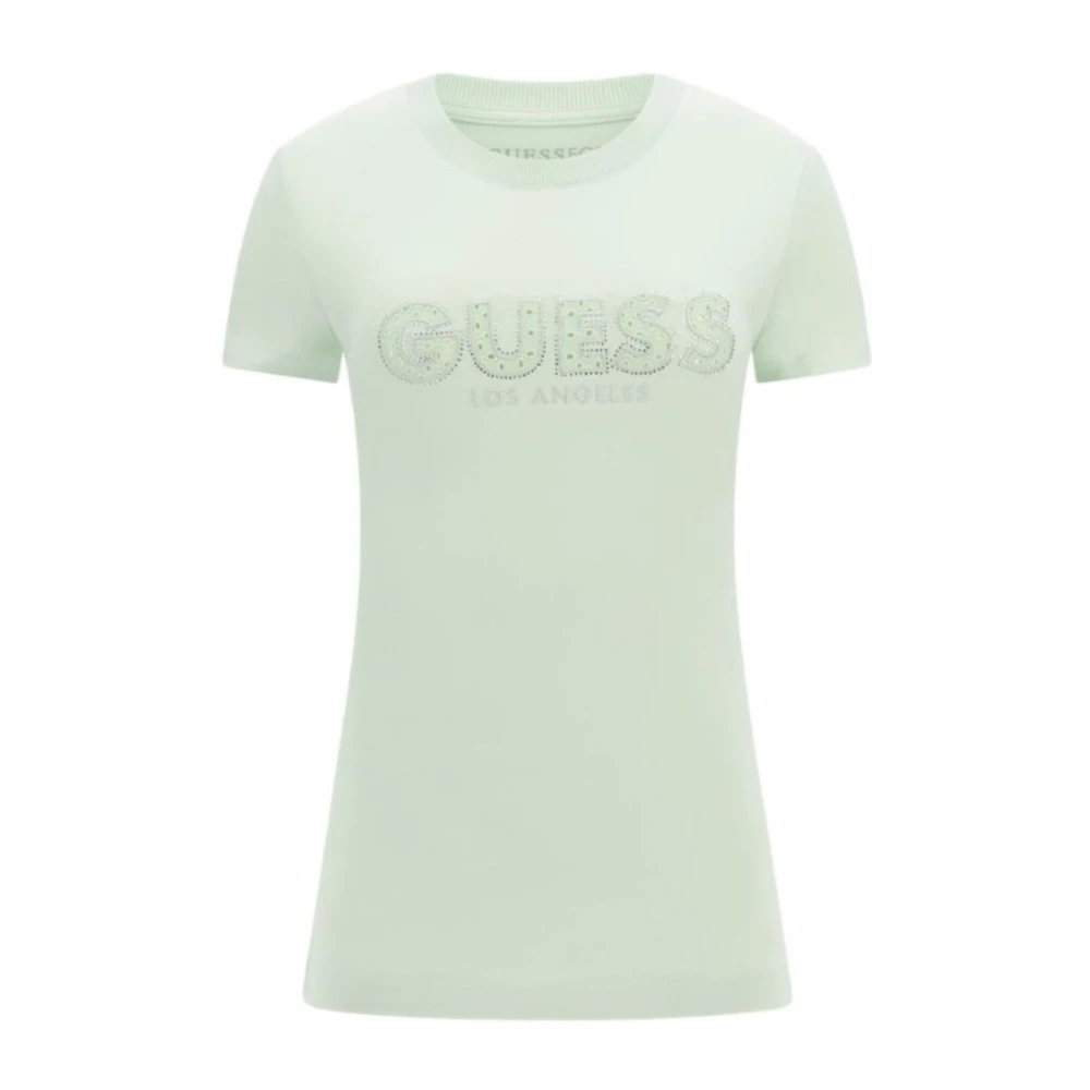 Guess Dames T-shirt Lente Zomer Collectie Green Dames
