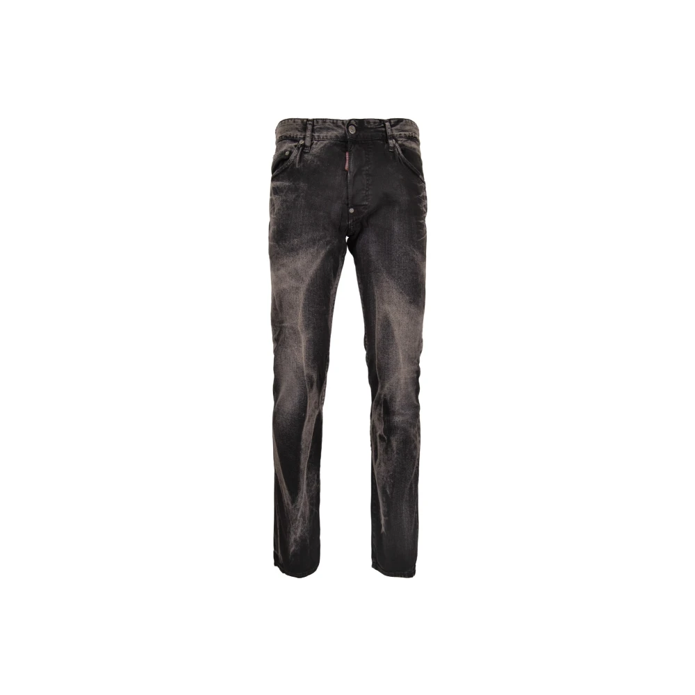 Dsquared2 Men's Gray Slim-Fit Jeans - Slim Fit Jeans - Xl - Jeans