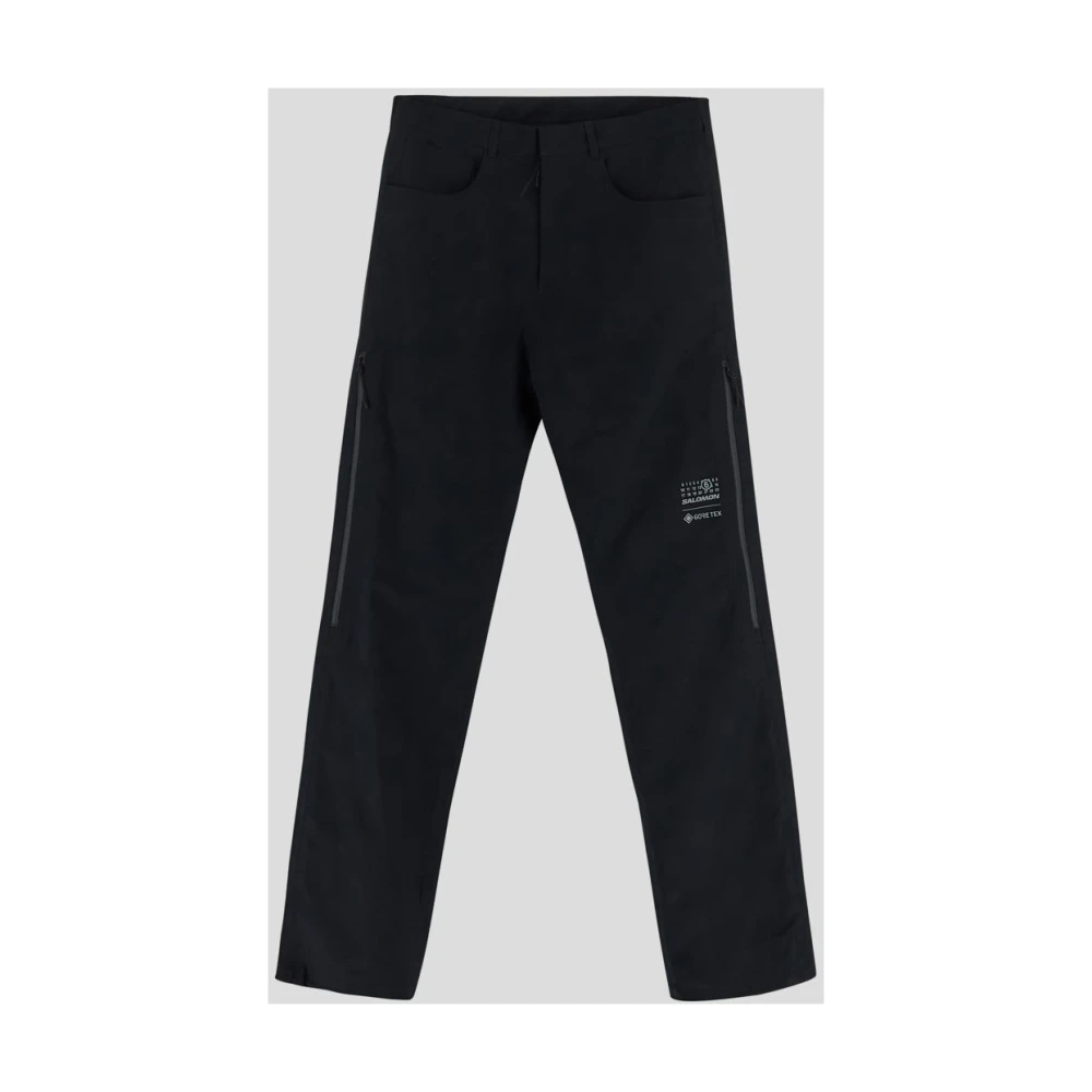 MM6 Maison Margiela Waterdichte Polyesterbroek Black Heren