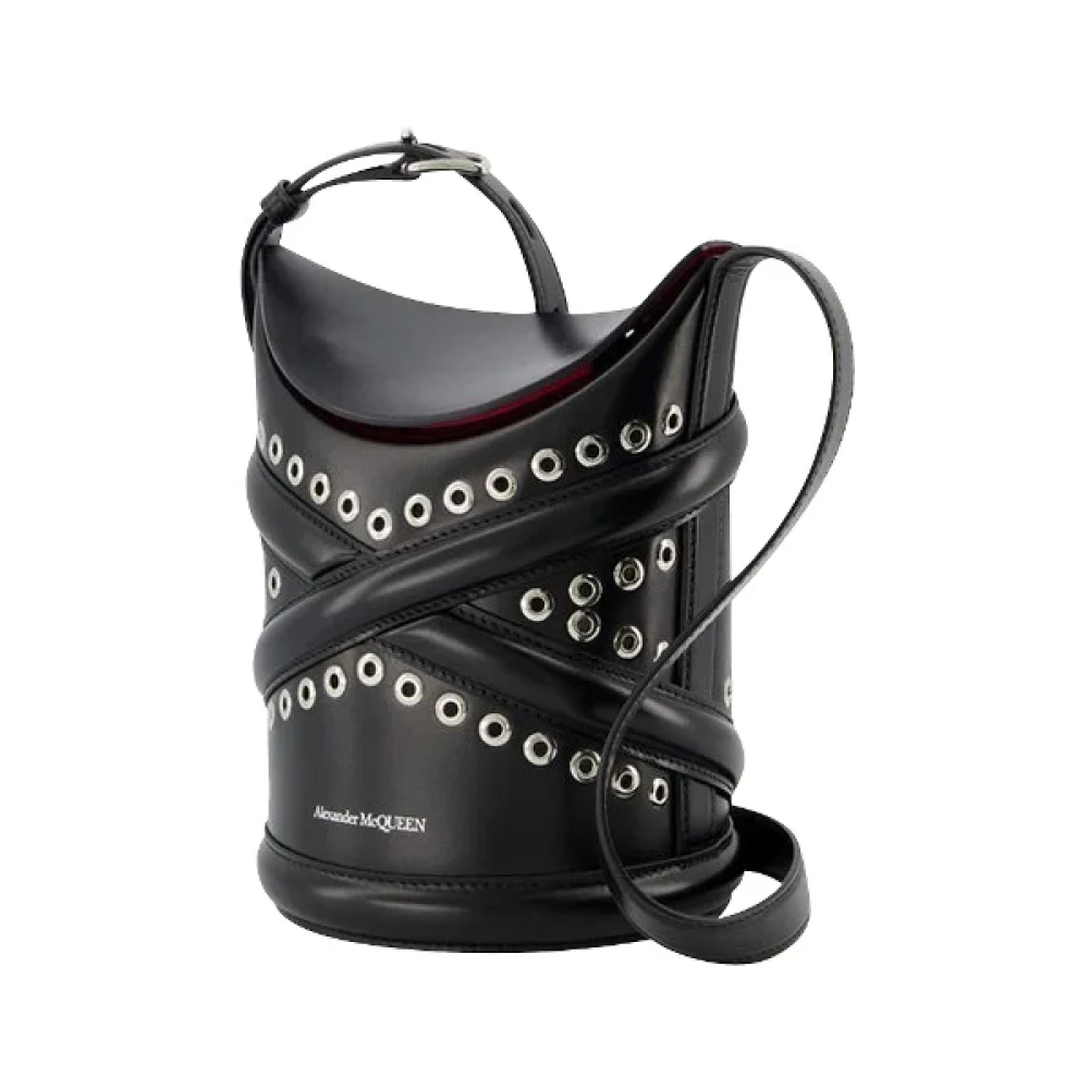 alexander mcqueen Leather shoulder-bags Black Dames