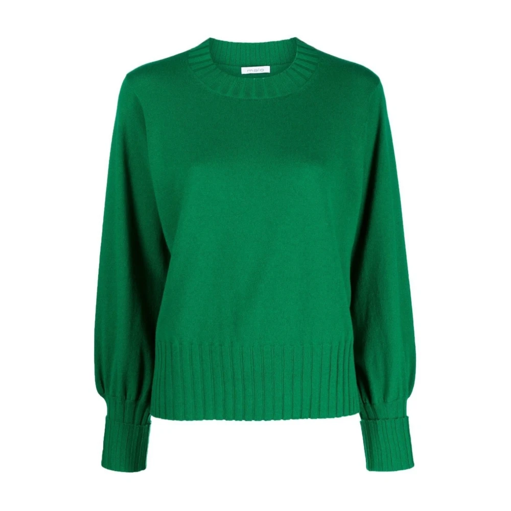 Malo Knitwear Green Dames