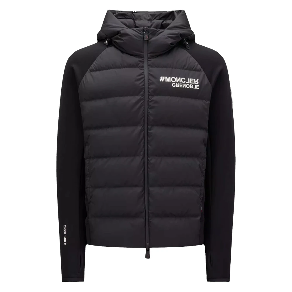 Moncler Snygg Dragkedja Cardigan Black, Herr