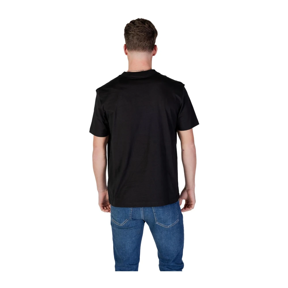 Calvin Klein Jeans Moderne Bedrukt Katoenen T-Shirt Black Heren