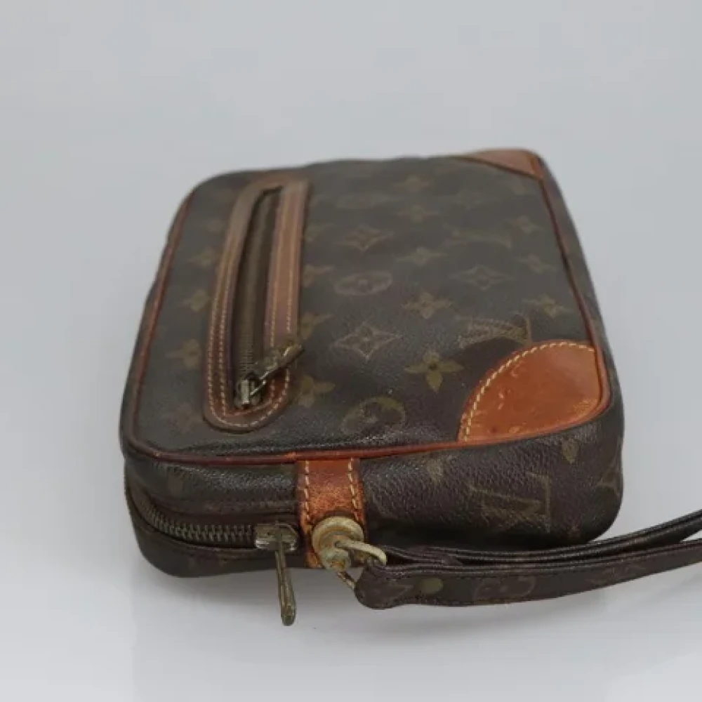 Louis Vuitton Vintage Pre-owned Canvas clutches Brown Dames