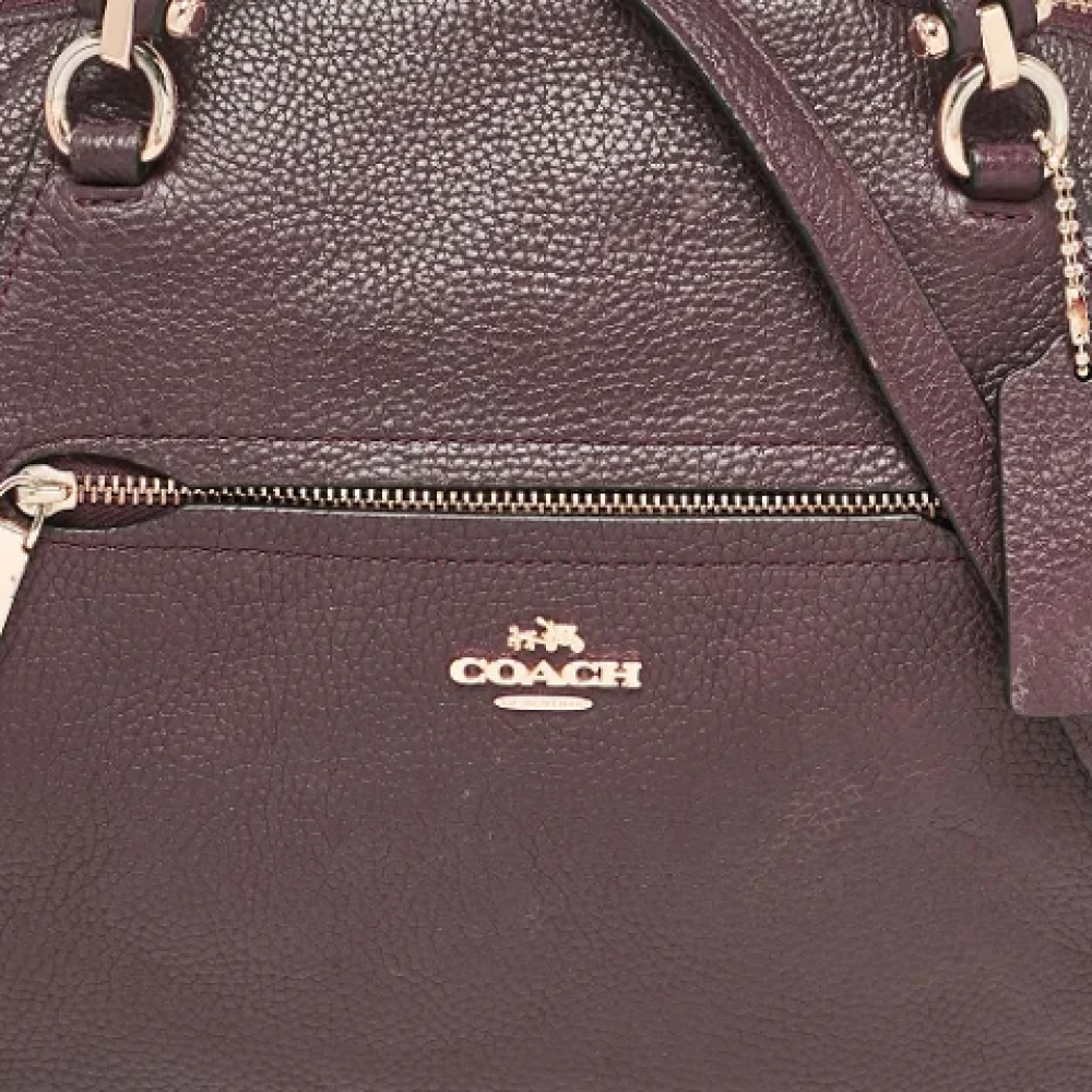 Coach Pre-owned Leather totes Purple Dames