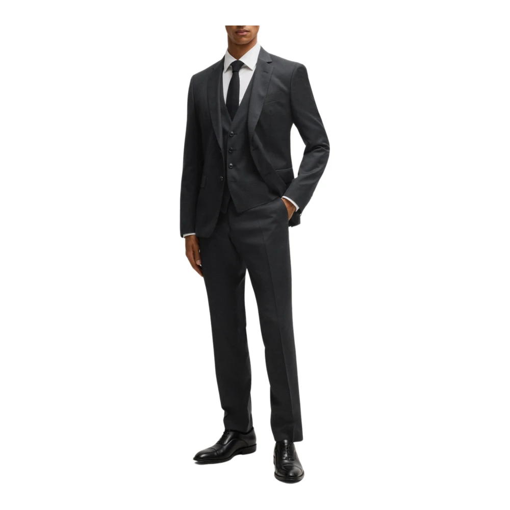 Boss Elegant Zwart Thuis Vest Set Black Heren