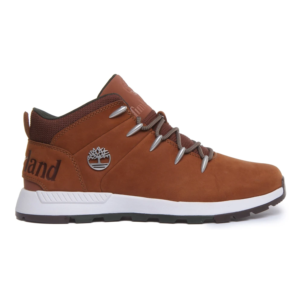 Timberland Men's Brown Lace-Up Boots, 9 1/2 Uk, Euro Sprint Trekker Boots