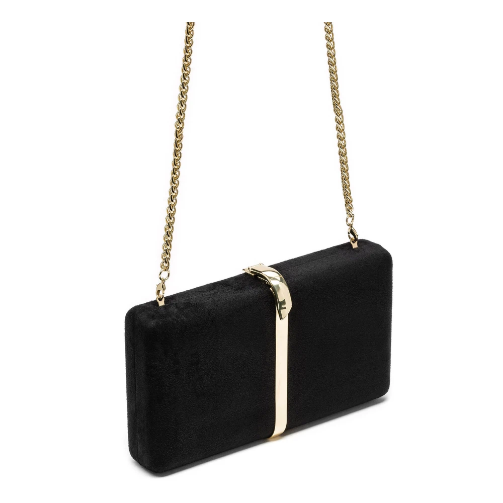 Kazar Dames zwarte clutch tas Black Dames
