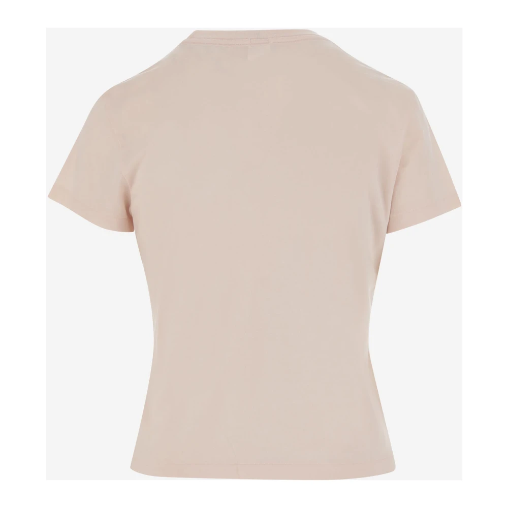 Re Done Snoopy Print Katoenmix T-shirt Beige Dames