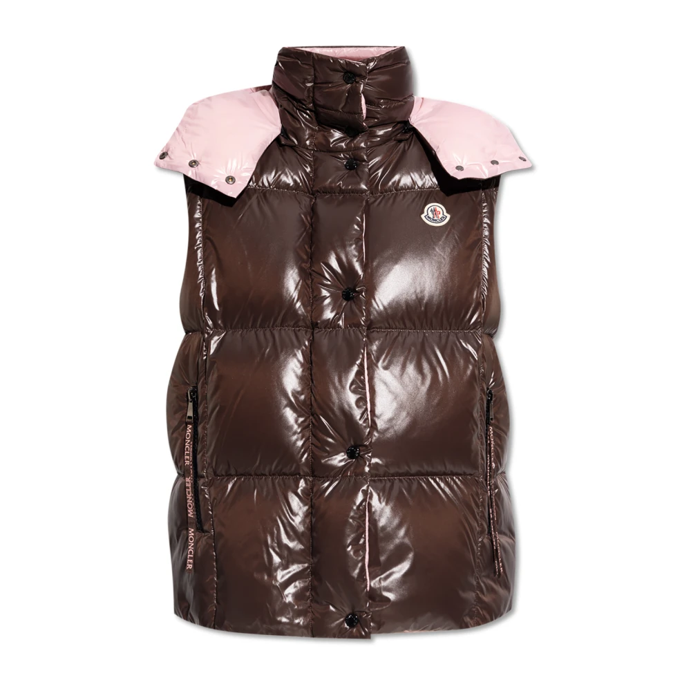 Moncler Donsvest 'Luzule' Brown Dames