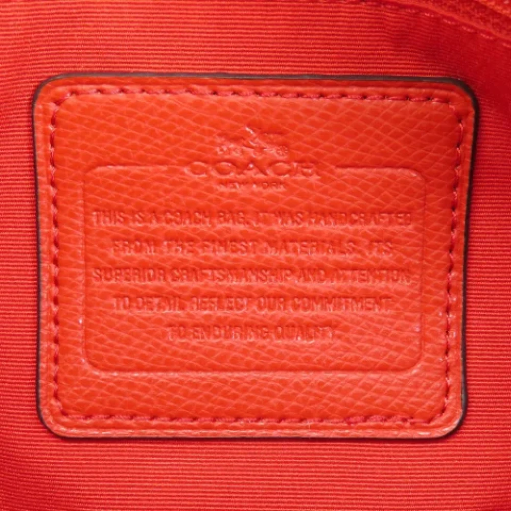Coach Pre-owned Fabric handbags Red Dames