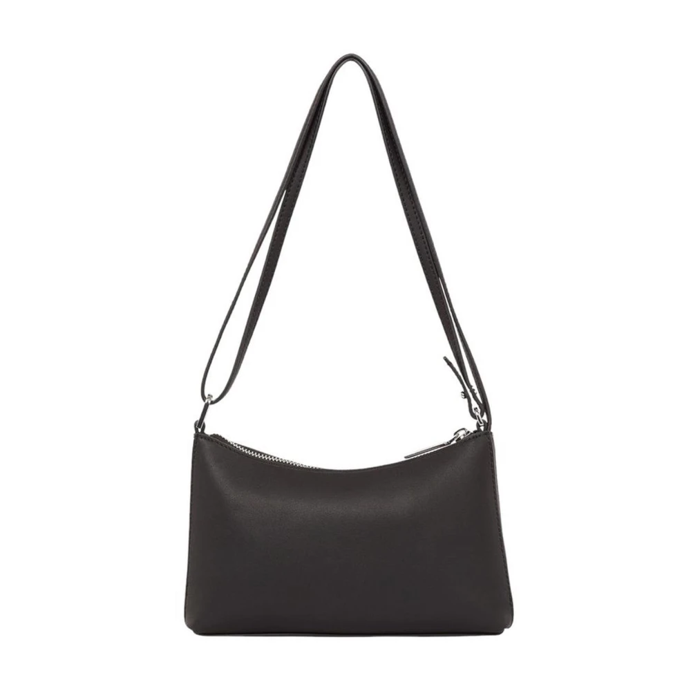 Calvin Klein Polyester handtas met polyurethaandetails Black Dames