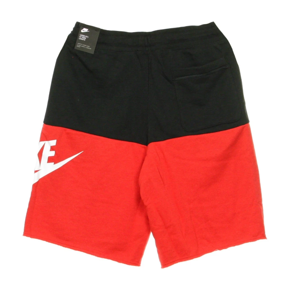 Nike Zwarte University Red en Witte Trainingsbroek Short Multicolor Heren