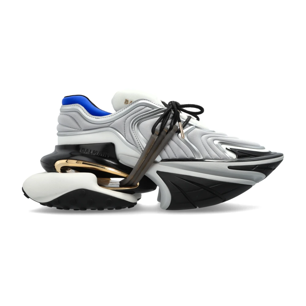 Balmain - Shoes > Sneakers - Gray - Balmain - Modalova