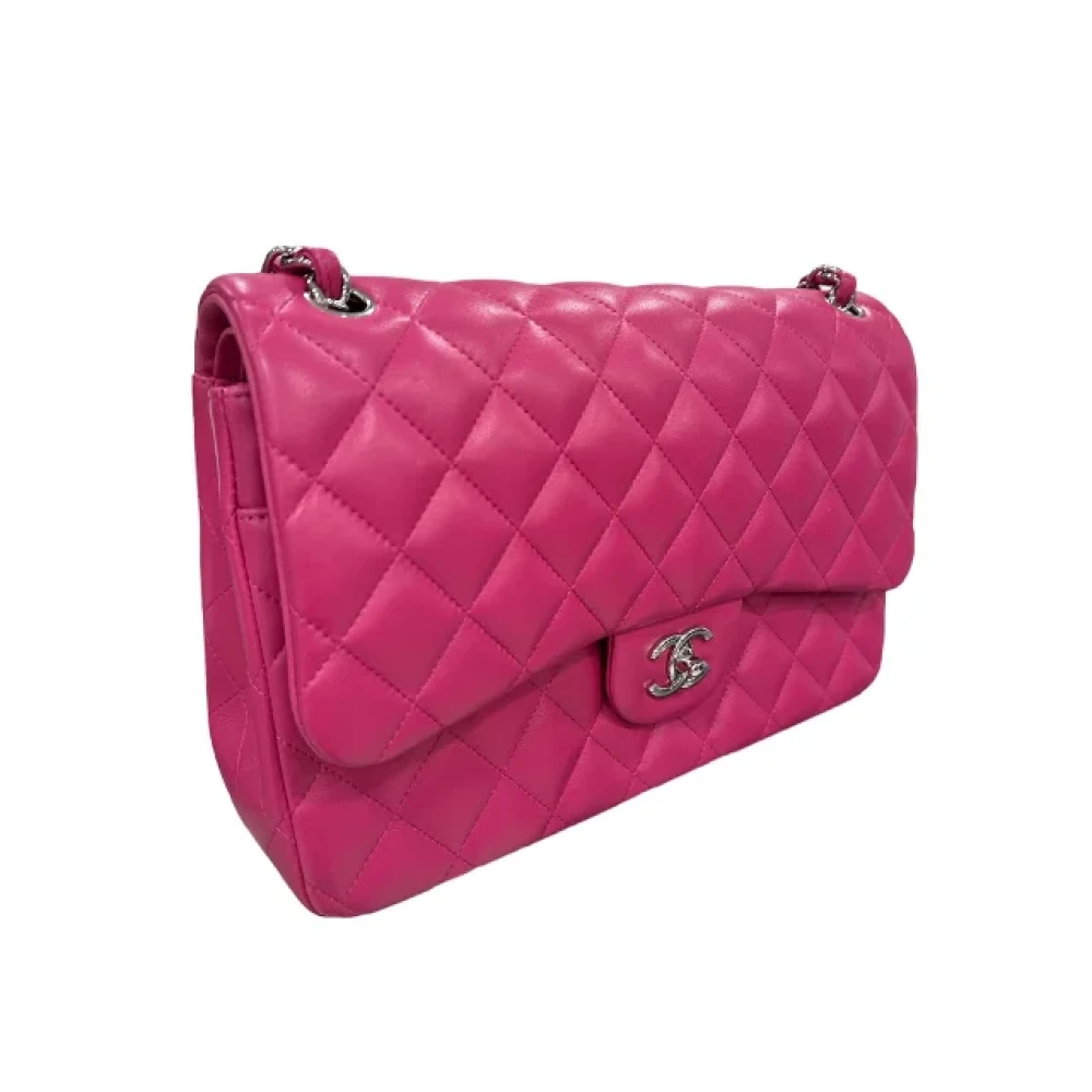 Chanel Vintage Pre-owned Fabric crossbody-bags Pink Dames