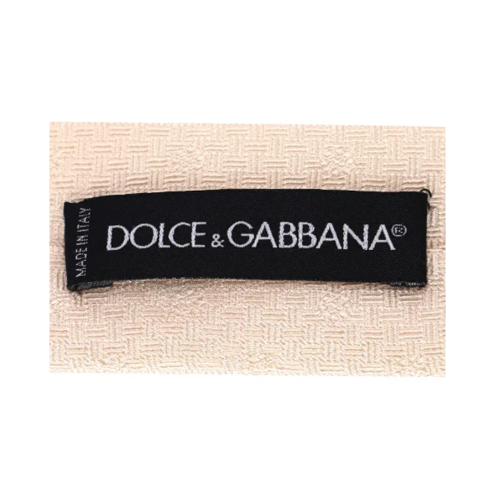 Dolce & Gabbana Pre-owned Silk home-office Beige Heren