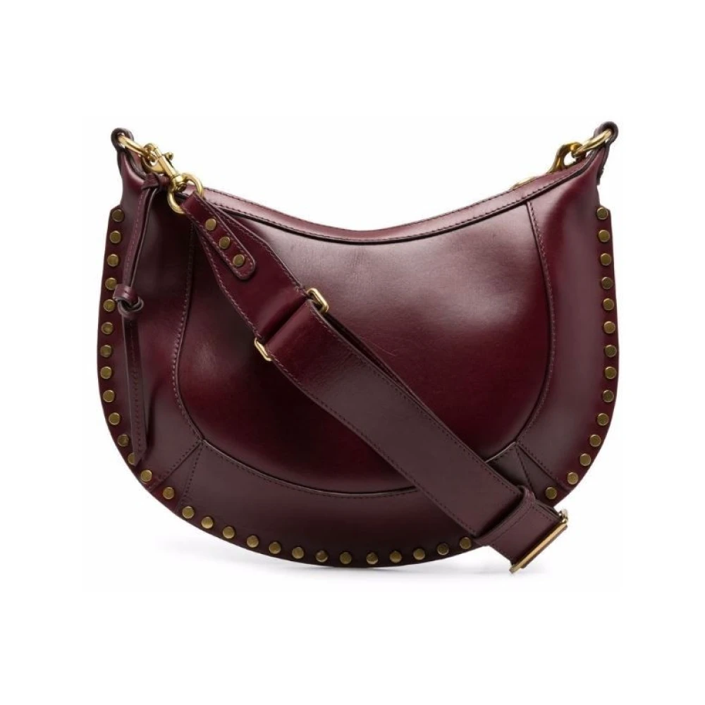 Isabel marant Naoko Hobo Schoudertas in Burgundy Red Dames