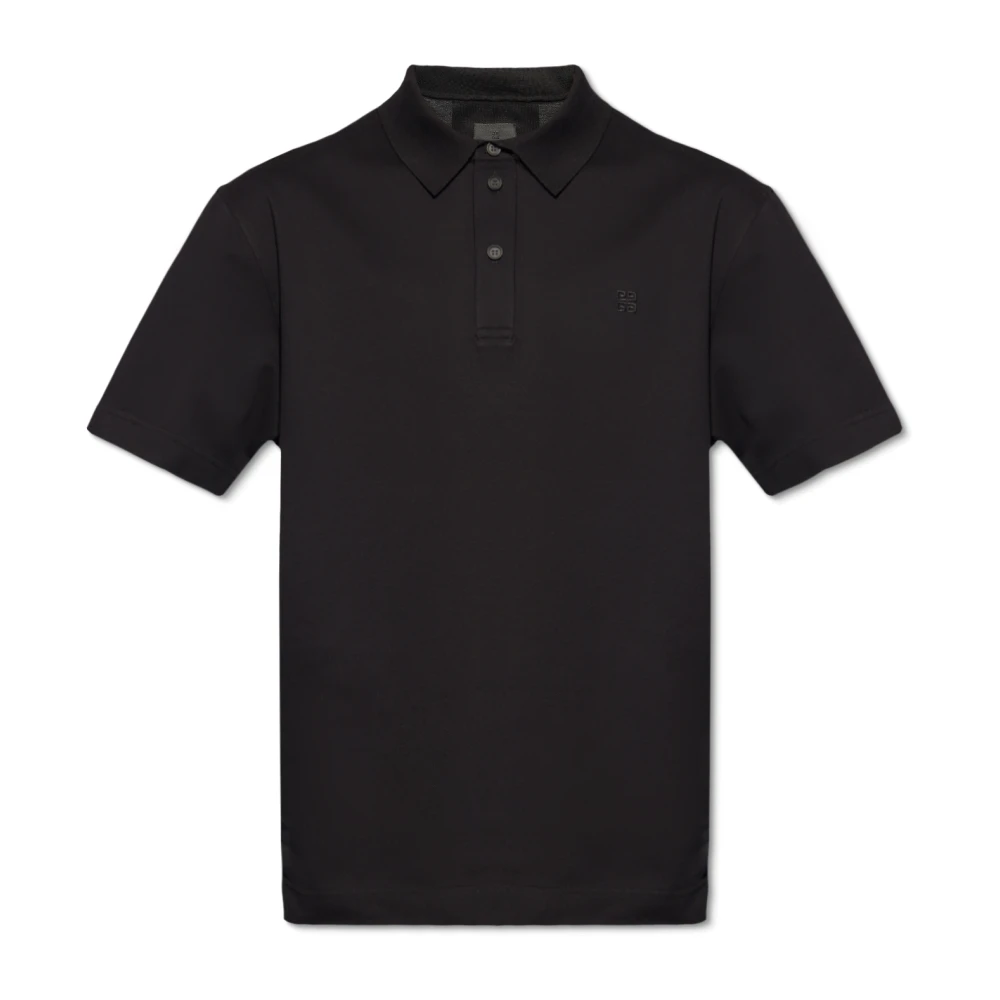 Givenchy Polo shirt met monogram Black Heren