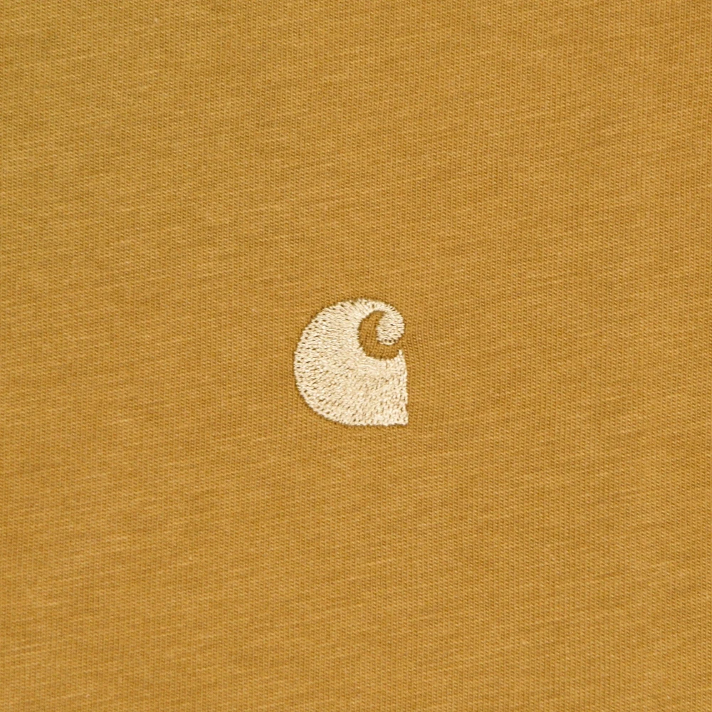 Carhartt WIP Helios Goud Korte Mouw T-shirt Yellow Heren