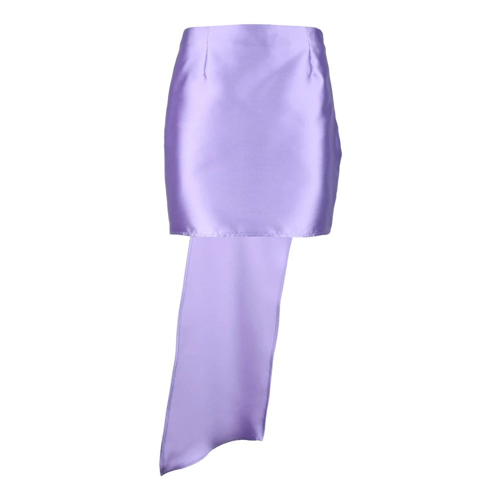 Simona Corsellini Elegante Polyester Rok Purple Dames