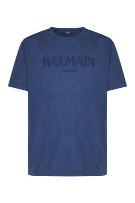 blue-vintage-loose-fit-t-shirt-with-logo