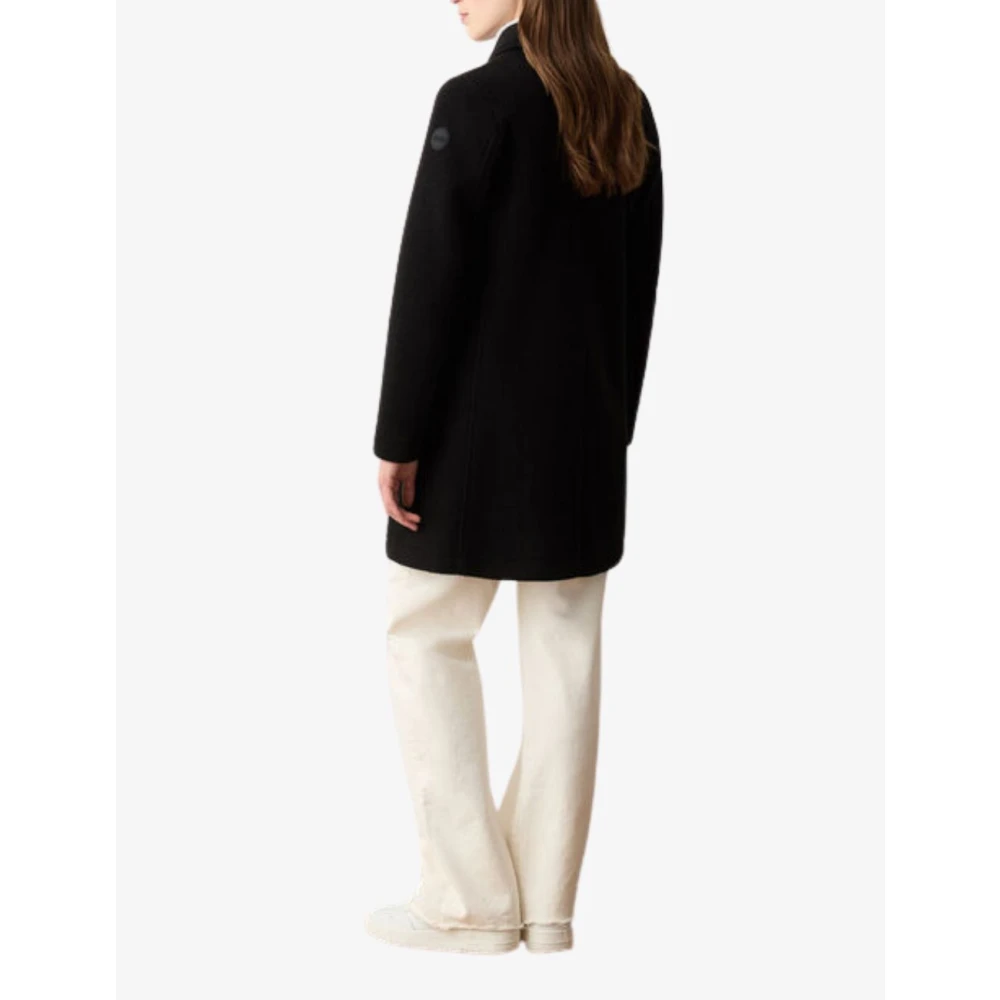 Colmar Urban Wol Zip-Up Jas Black Dames
