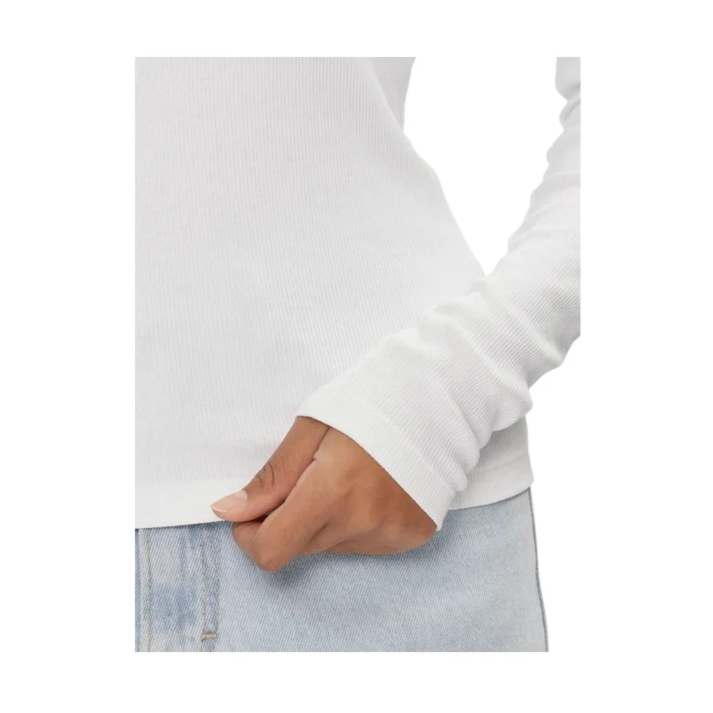 Tommy Jeans V-hals Top White Dames