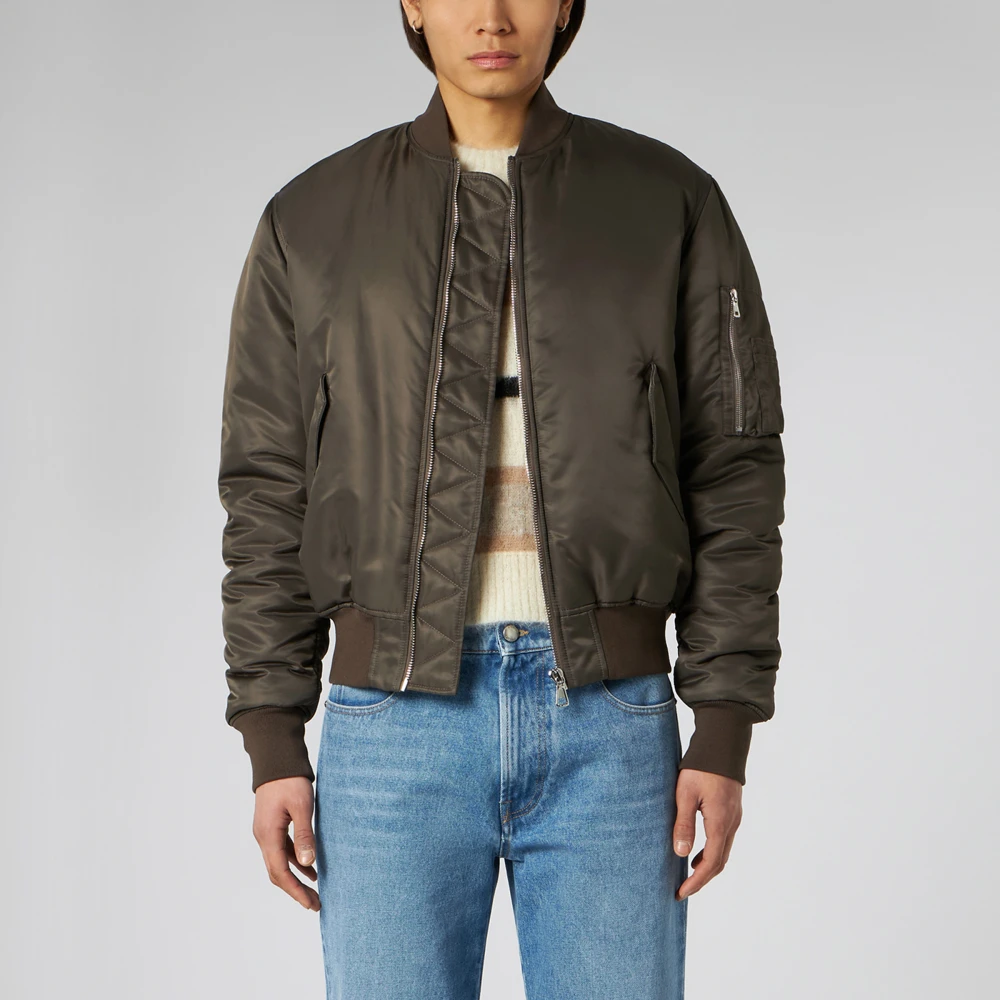 1989 Studio Gewatteerde jas Brown Heren