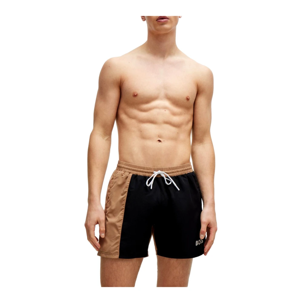 Hugo Boss Men's Black Beachwear,, Beach Ball Set With Bag And Paddle Medium