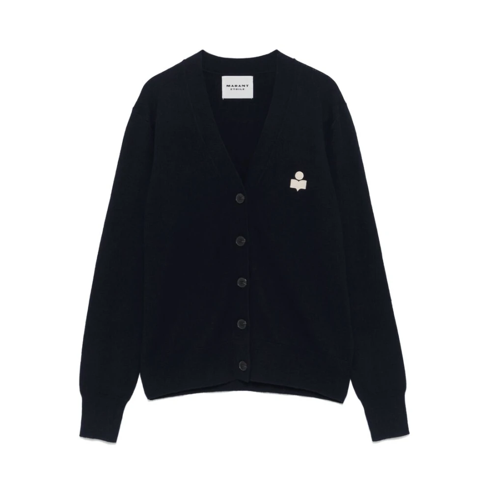 Isabel Marant Étoile Midnight Blue Button-Up Sweater Blue Dames