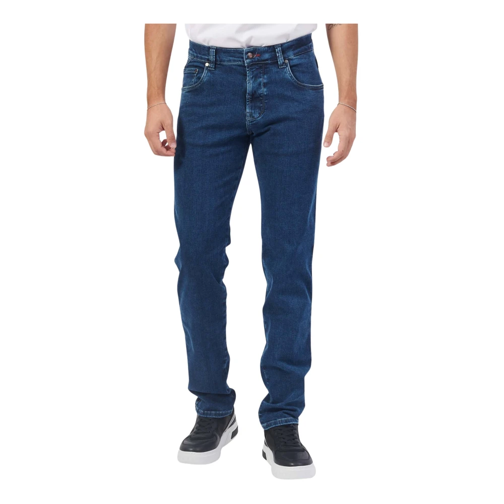 Bugatti Blauwe Denim Regular Fit Jeans Blue Heren