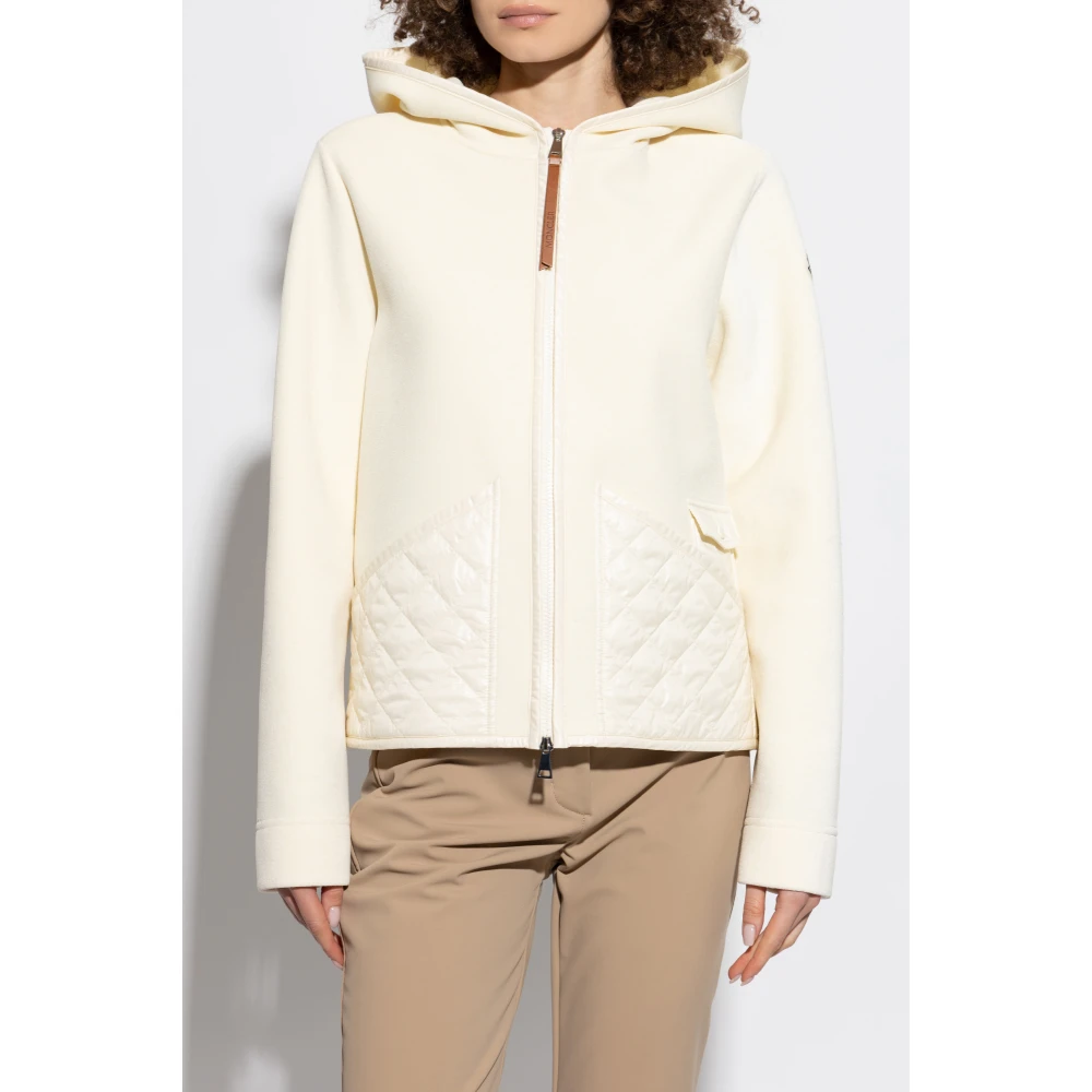 Moncler Hoodie Beige Dames
