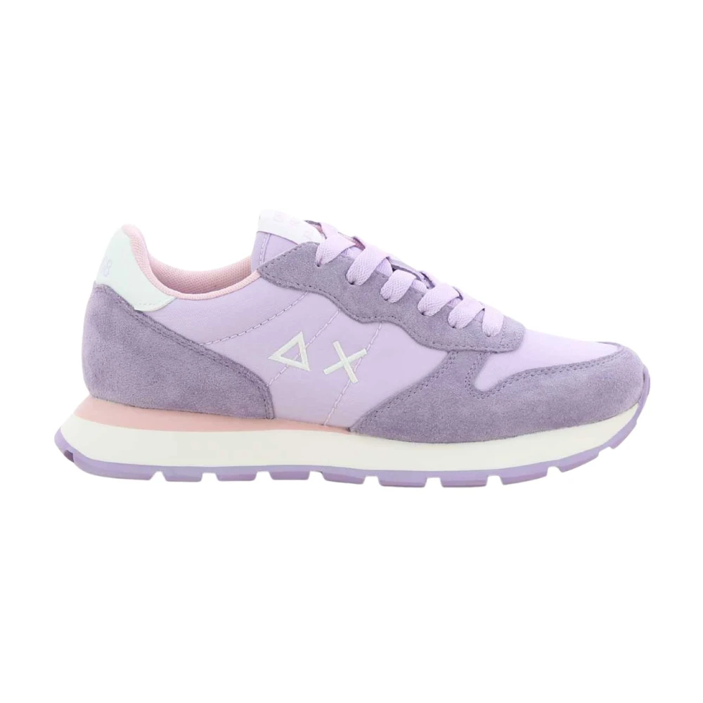 Sun68 Paarse Solide Nylon Schoenen Dames Schoenen