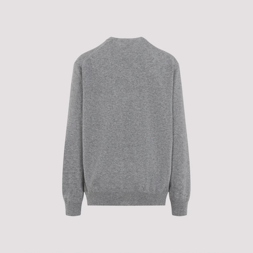 Comme des Garçons Grijze Wollen Trui Aw24 Gray Heren