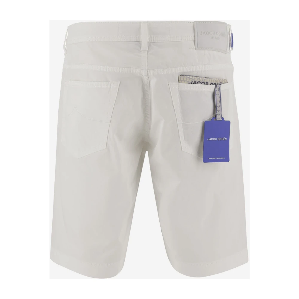 Jacob Cohën Stijlvolle Casual Shorts voor Mannen White Heren