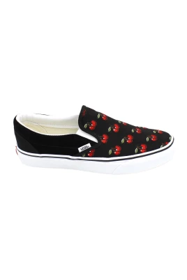 Slip-On Canvas Sneakers med Mocka Insatser