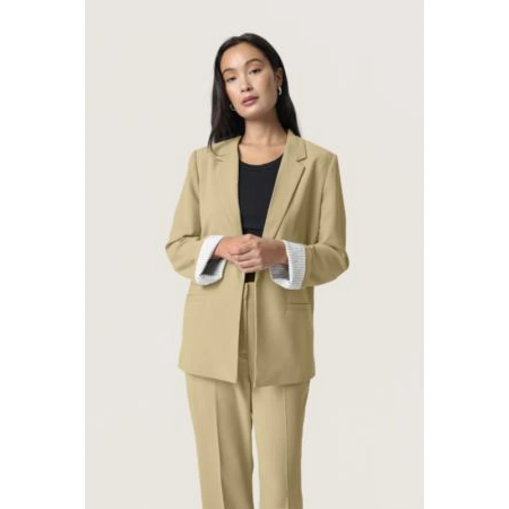 Soaked in Luxury Elegante blazer Shirley Beige Dames