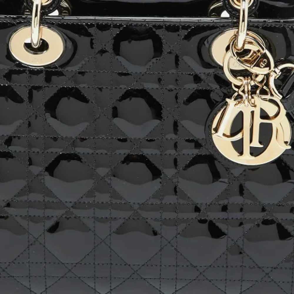 Dior Vintage Pre-owned Lady Dior Tote Black Dames