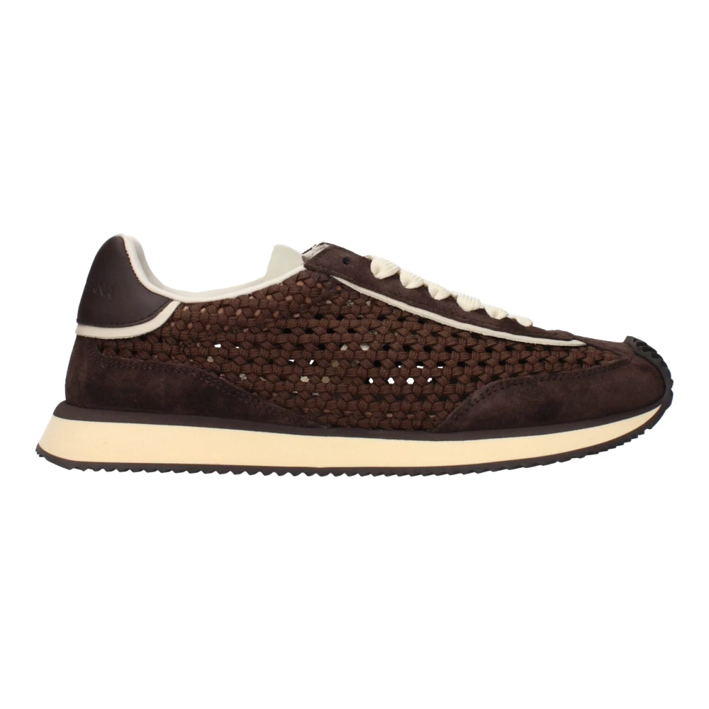 Dolce & Gabbana Men's Brown Sneakers, 7 Uk, Fabric Low Top Trainers