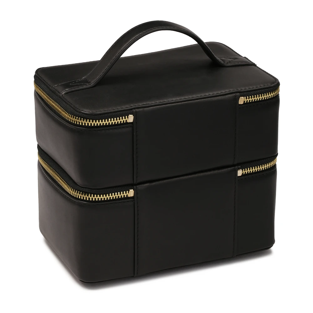 Kazar Twee compartimenten cosmetische tas in de vorm van een koffer Black Dames