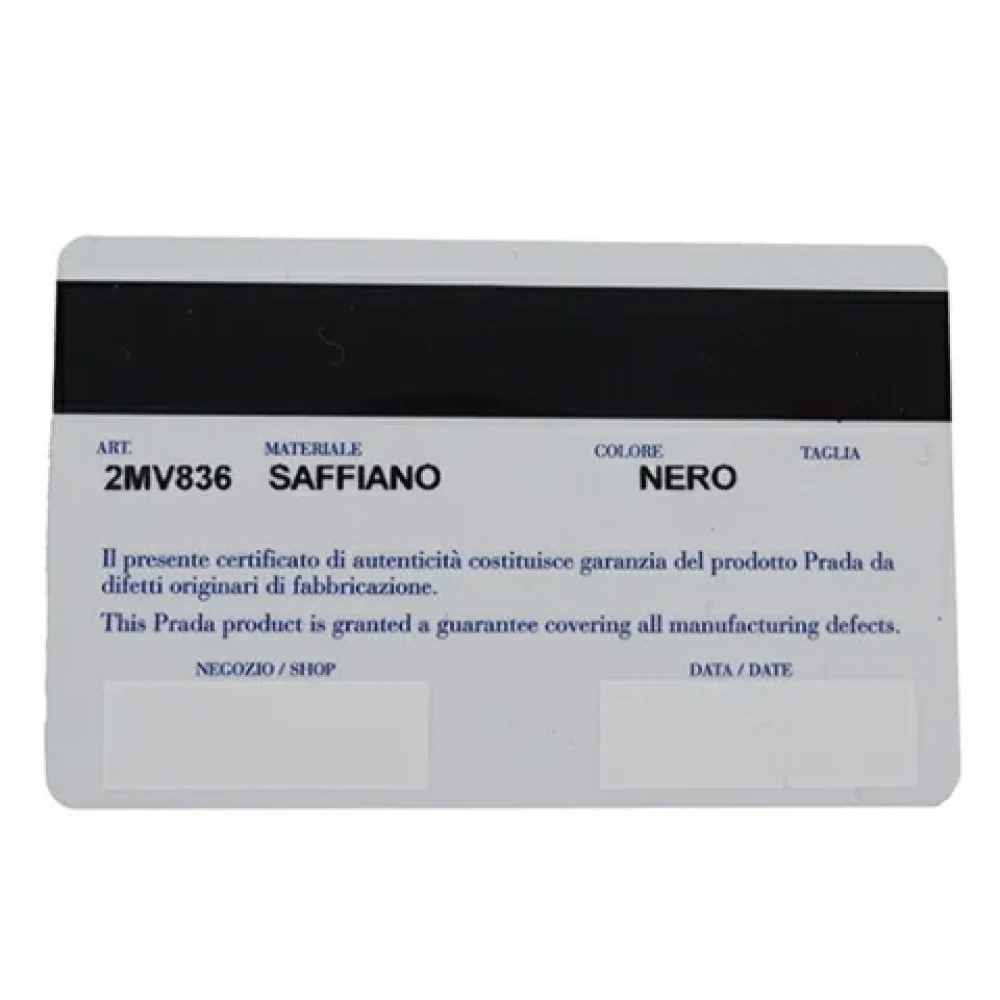 Prada Vintage Pre-owned Fabric wallets Blue Heren