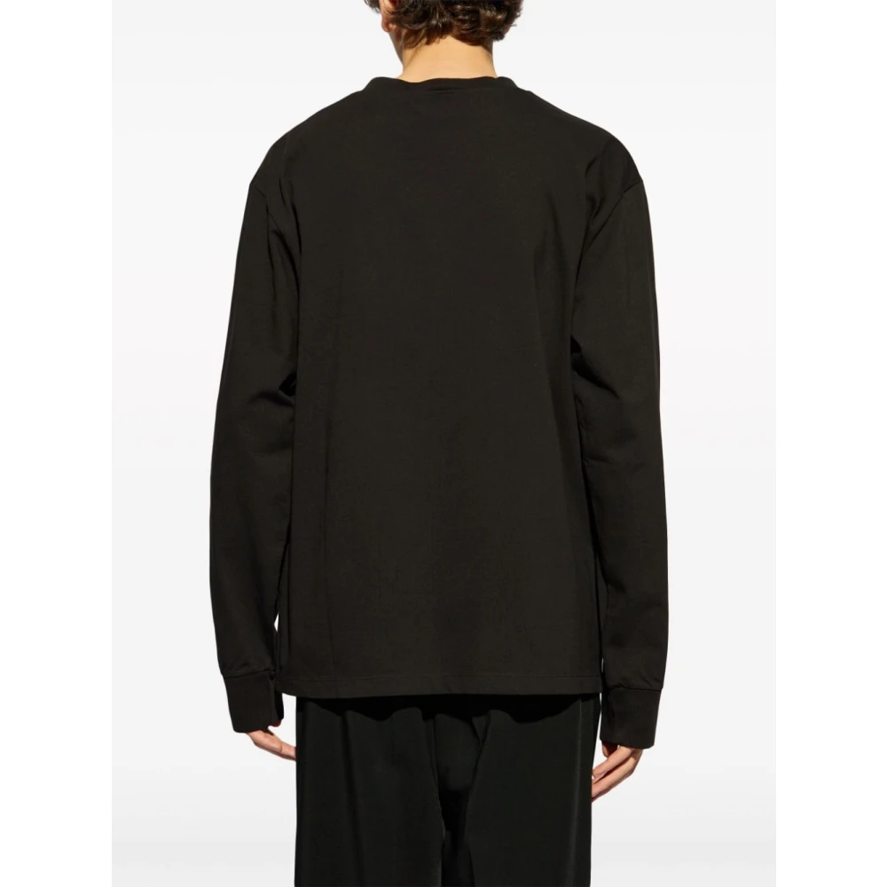 Dsquared2 Zwarte longsleeve T-shirt Black Heren