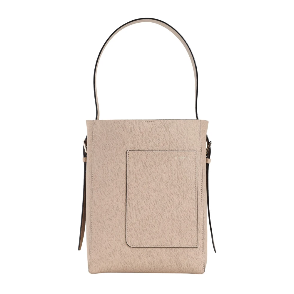 Valextra Beige Cashmere Kleine Emmer Tas Beige Dames